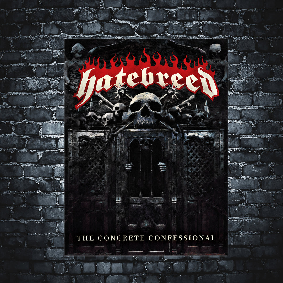 hatebreed The Concrete Confessional 18"x24" Screen Printed Poster